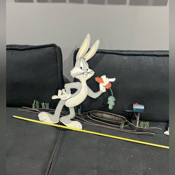VERY RARE C. Jere Looney Tunes Layered Metal Wall Sculpture Bugs Bunny - Signed - Picture 6 of 10